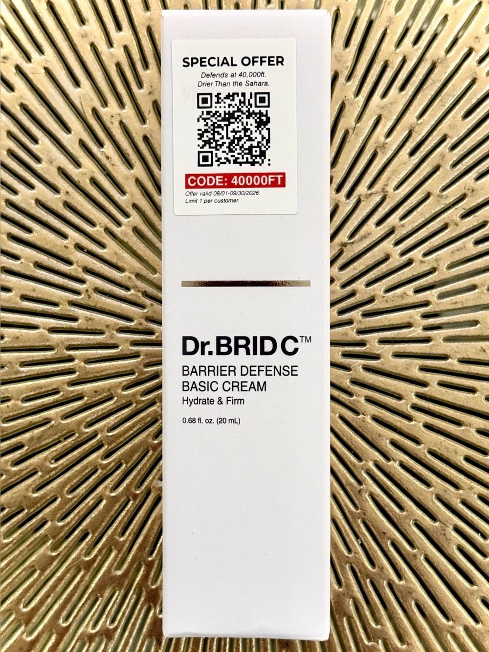 DR. BRID C || Barrier Defense Cream • Hydrate + Firm • .67oz • NEW IN BOX
